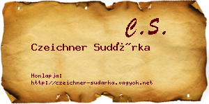 Czeichner Sudárka névjegykártya